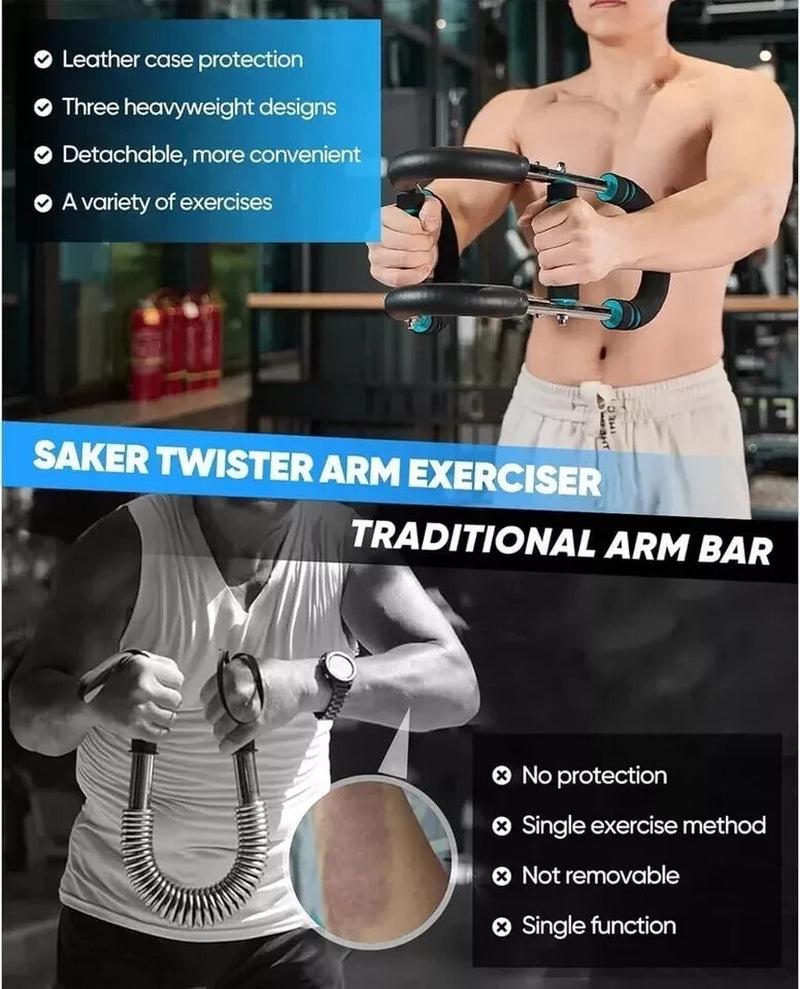Twister Arm Trainer 40-100Lb Adjustable Chest Workout Equipment Arm Trainer Twis