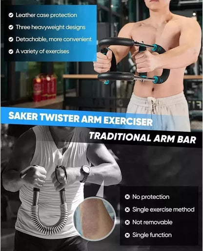 Twister Arm Trainer 40-100Lb Adjustable Chest Workout Equipment Arm Trainer Twis